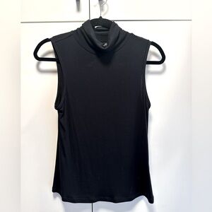 Theory Women’s Sleeveless Turtleneck Knit Top Black - Size M